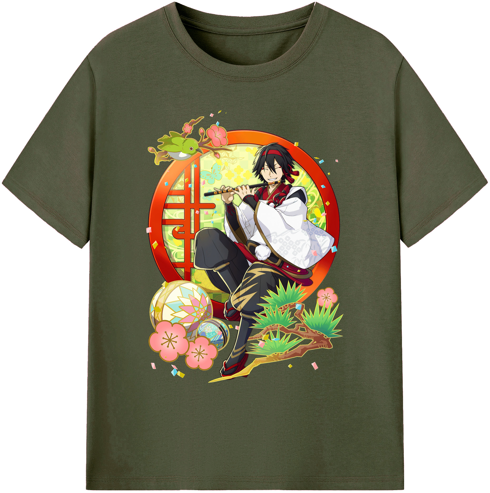 （画像用） 文豪ストレイドッグス Bungo Stray Dogs 綿100％ メンズ半袖Tシャツ｜肌触りやわらか＆通気性